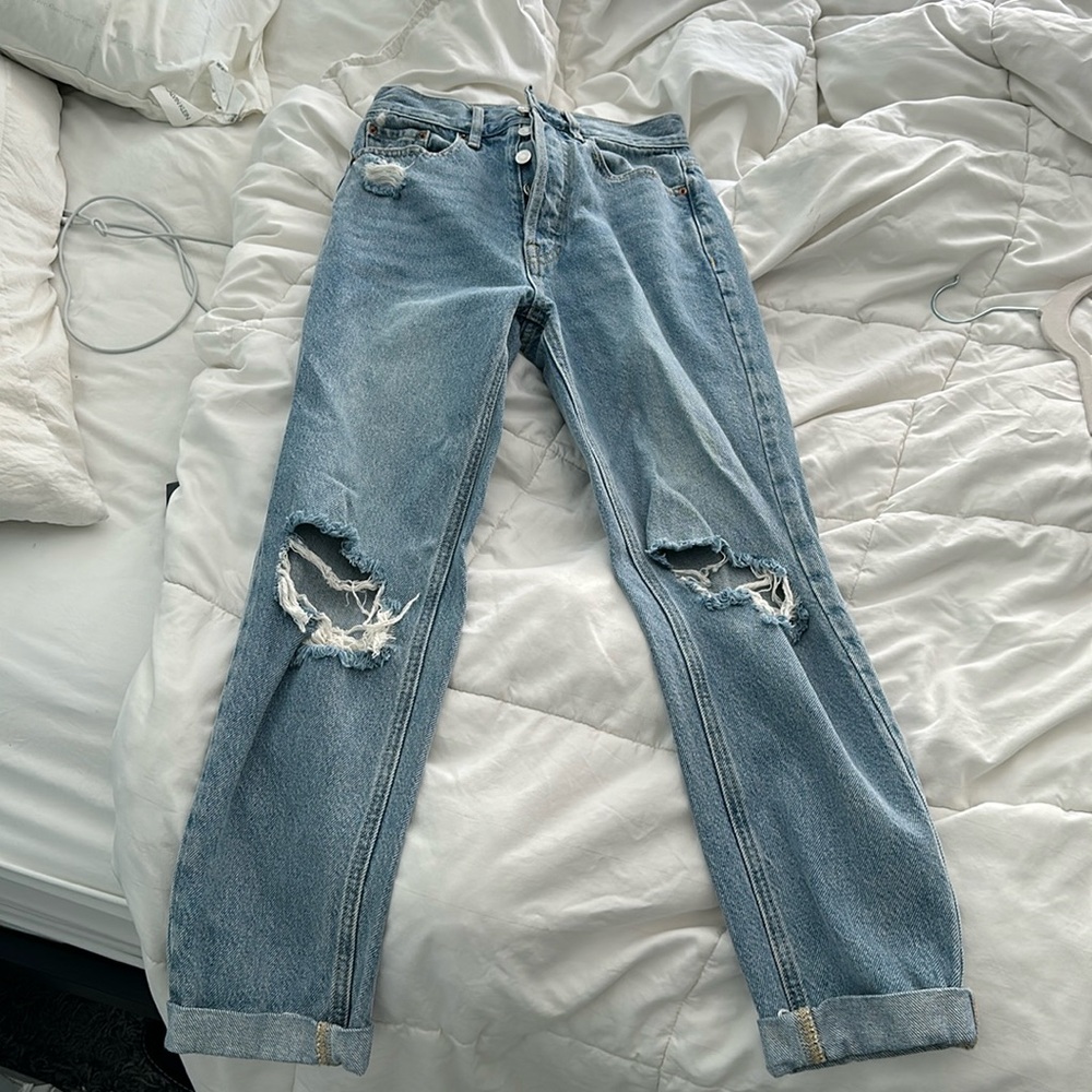 Pacsun Ultra-high rise slim boyfriend jeans